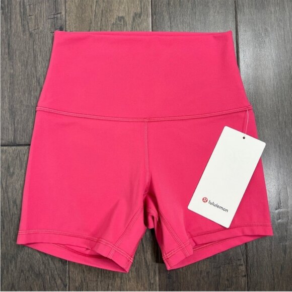 Lululemon Align High-Rise Short 4" Raspberry Coulis NWT - Picture 2 of 7